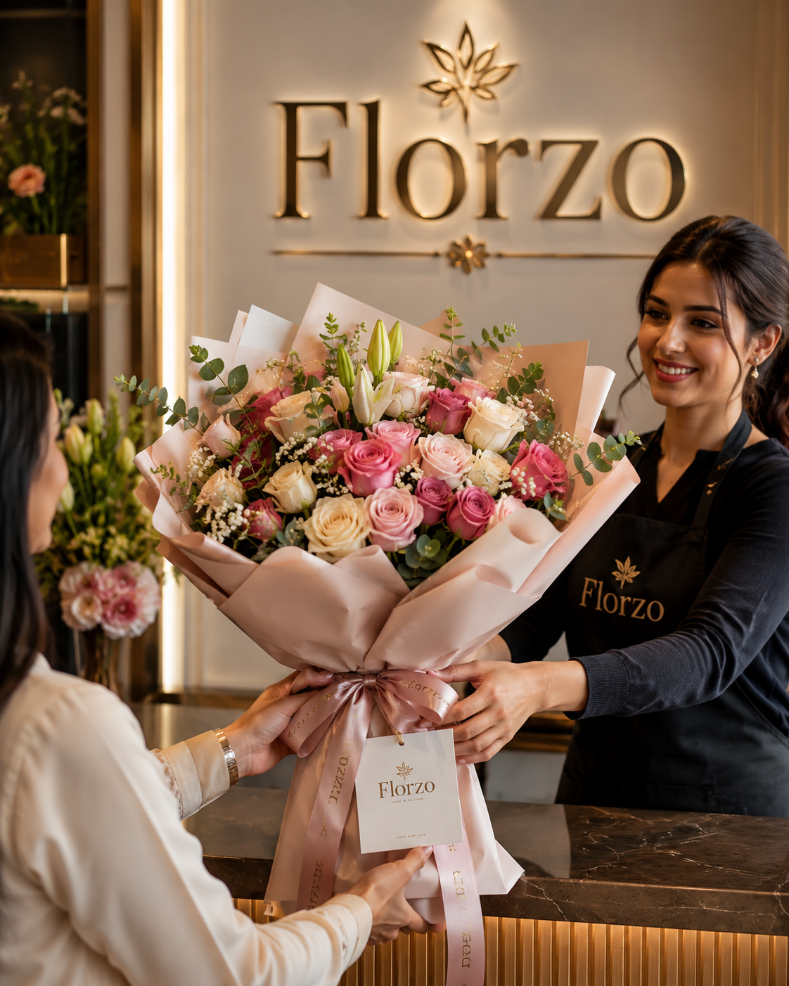Florzo concierge bouquet handoff