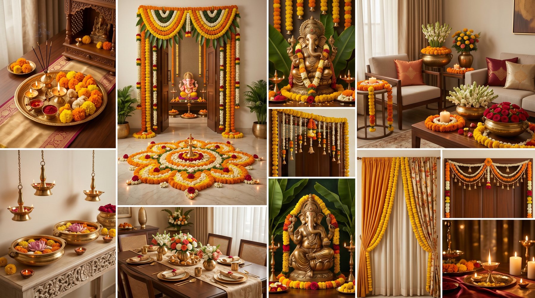Florzo festive puja decor